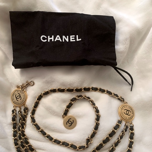 Vintage CHANEL  chain belt. - Picture 2 of 4